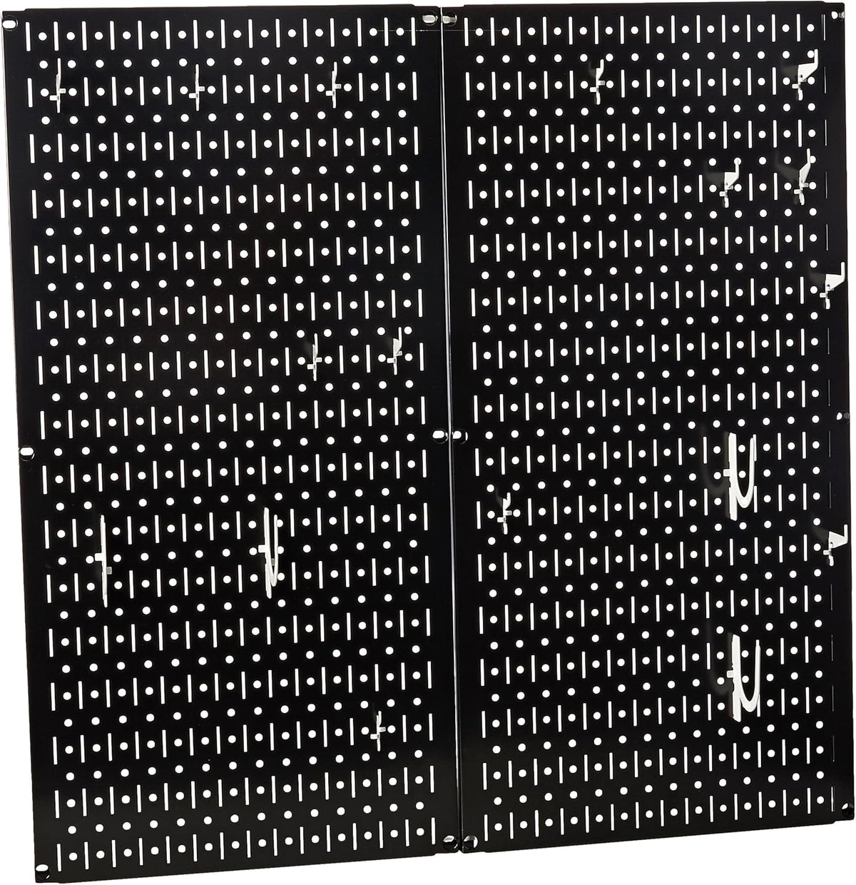 White Pegboard Storage and Organization Kit with Accessories Pack of 2 A9916