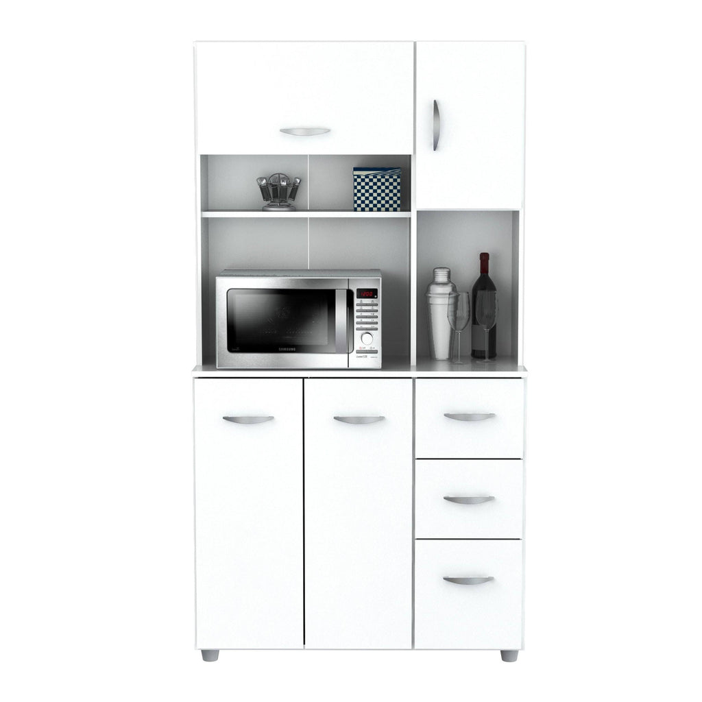 White Kitchen Storage Cabinet G656