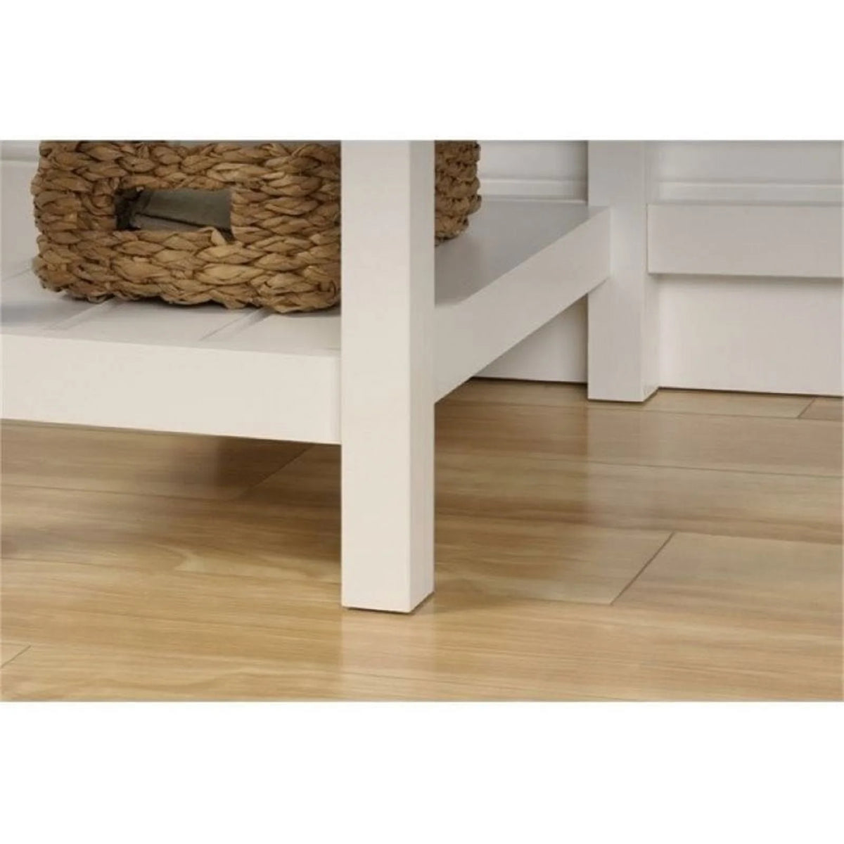 Home Office Desk in Soft White C511