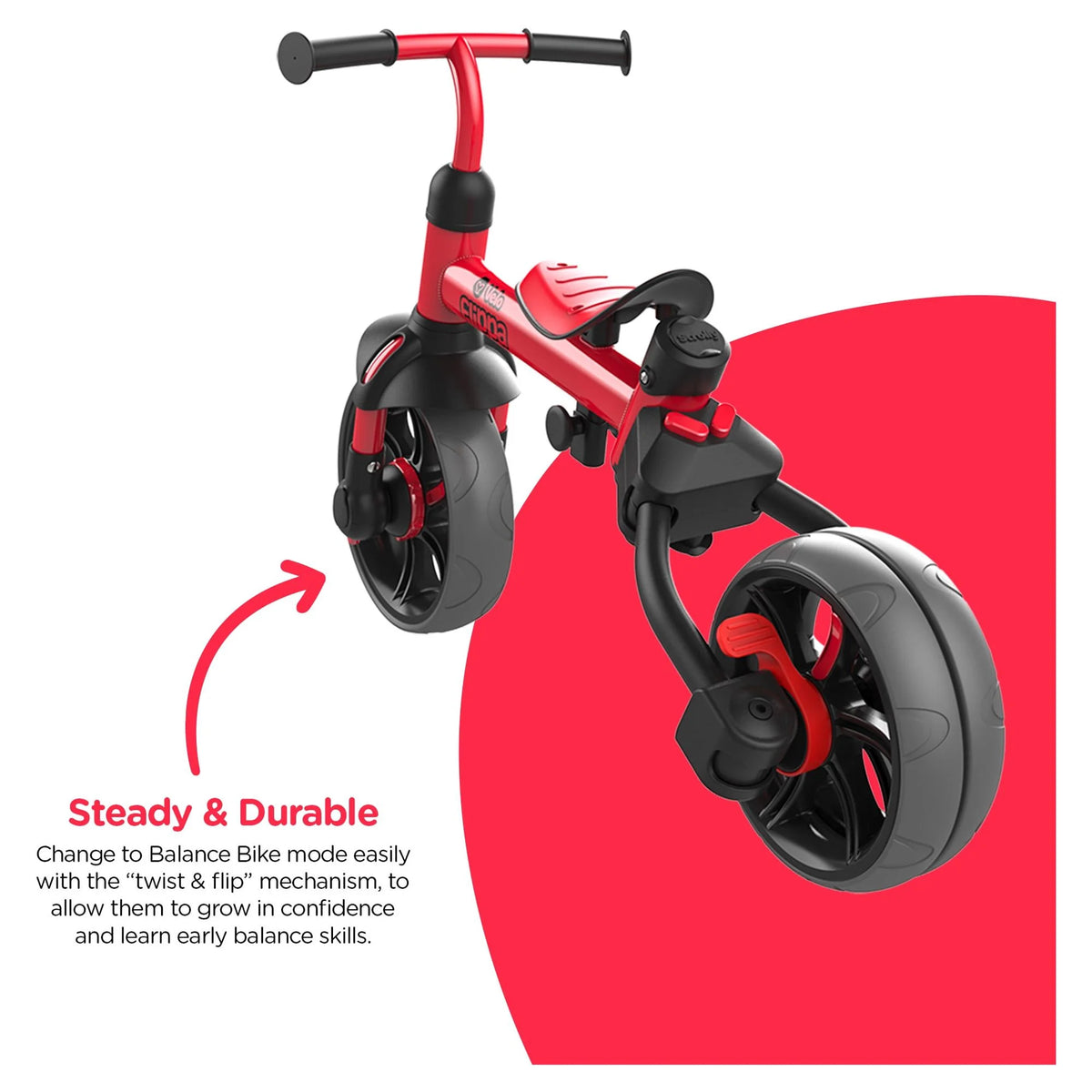 4-in-1 Trike to Balance Bike U4095