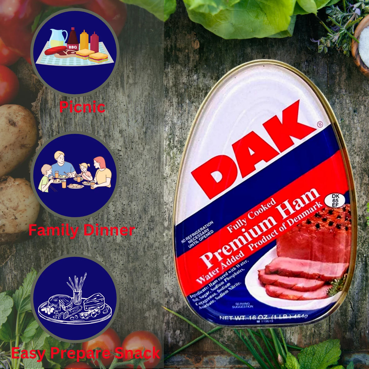 Canned Ham 16oz Pack of 2 P75301