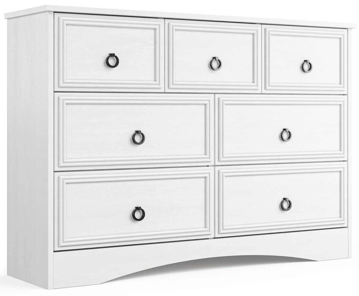 Gray 7 Drawer Wood Dresser G39139