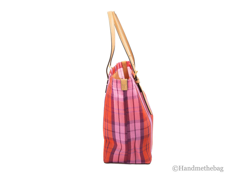Pink Red Mesh Tote Handbag A88092