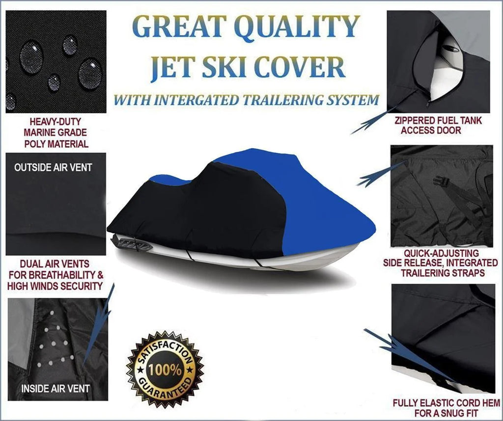 Heavy-Duty 600 D Jet Ski Watercraft Cover L10473