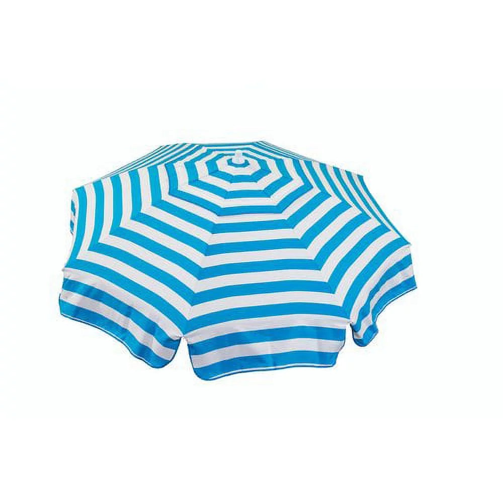 Orange and White Striped Acrylic Umbrella K288