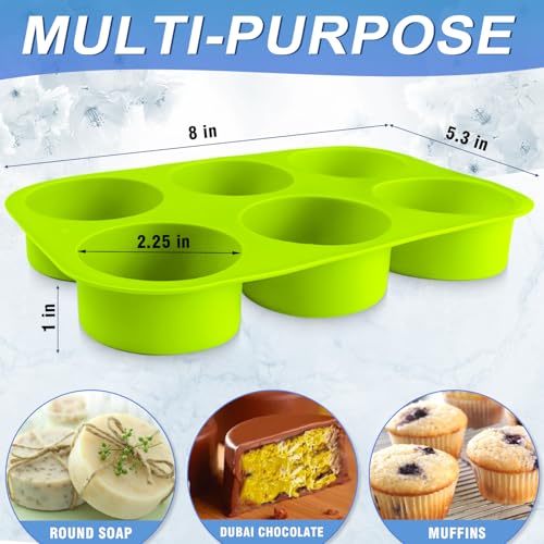 6-Cavity Semi Sphere Silicone Mold, 2 Packs I21885