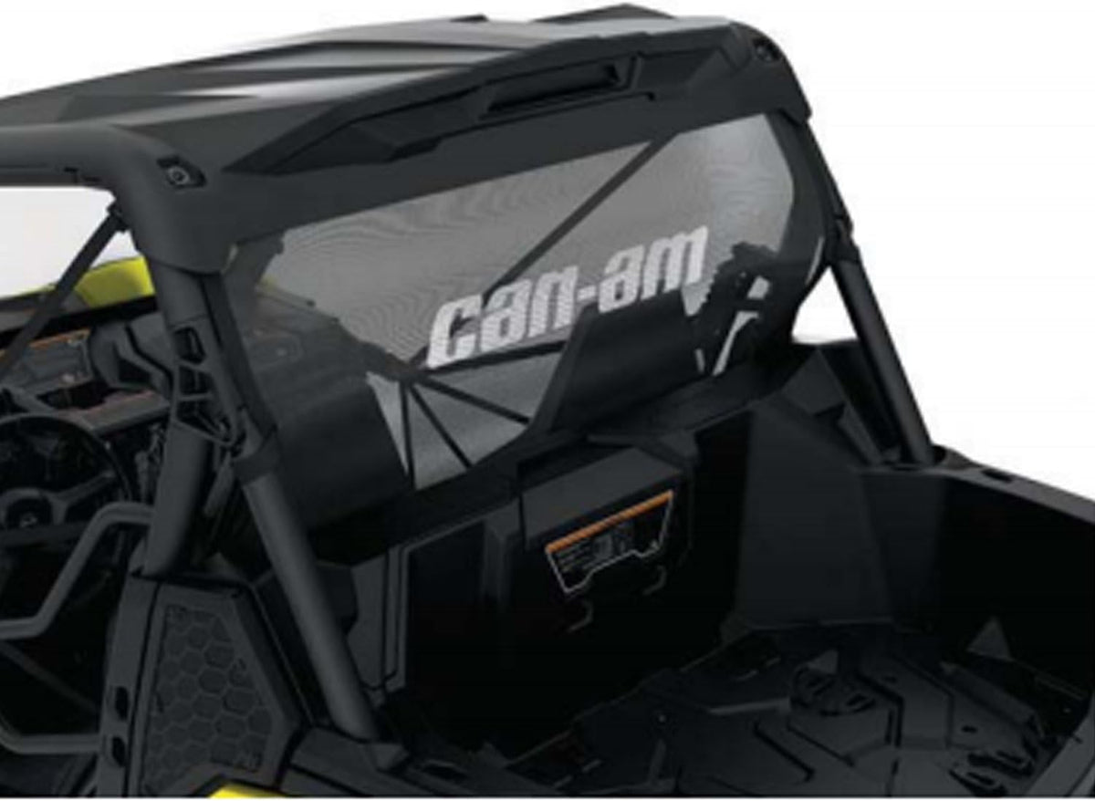 Black Rear Wind Screen P9919
