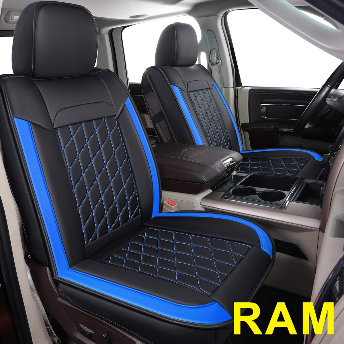 Faux Leather Seat Covers Full Set Q442185