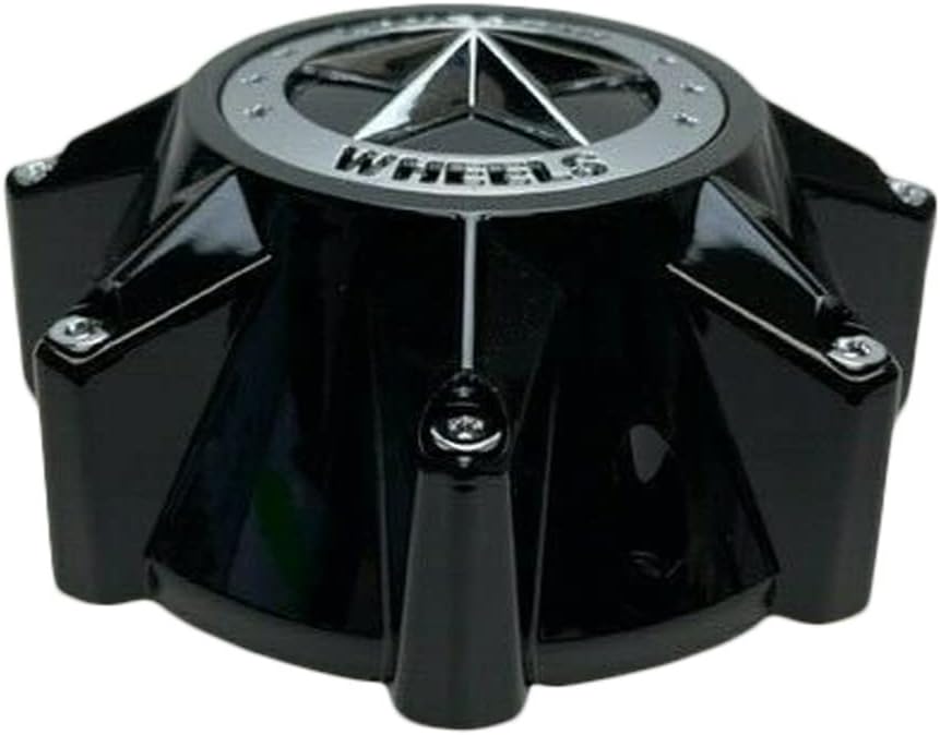 Gloss Black Wheel Center Cap W8190