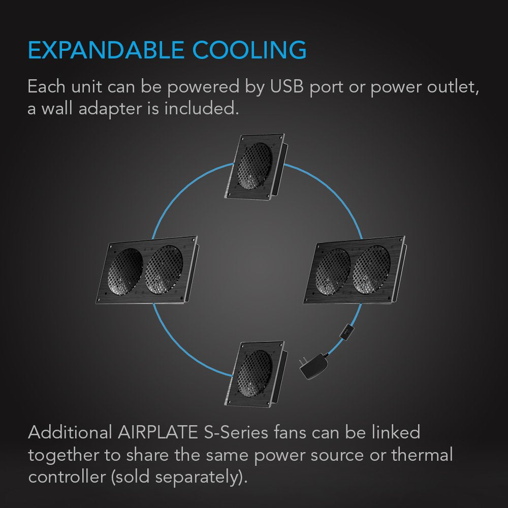Quiet Cooling Fan System 18 with Speed Control S2987