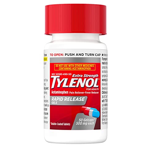 Acetaminophen Rapid Release Gels, 100 ct X817