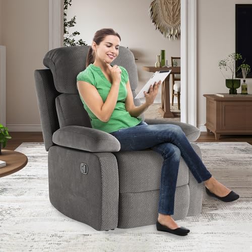 Sand Manual Recliner Chair T4571