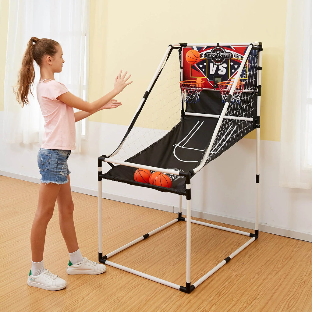 Electronic Scoreboard Arcade Basketball Hoop Game W932640