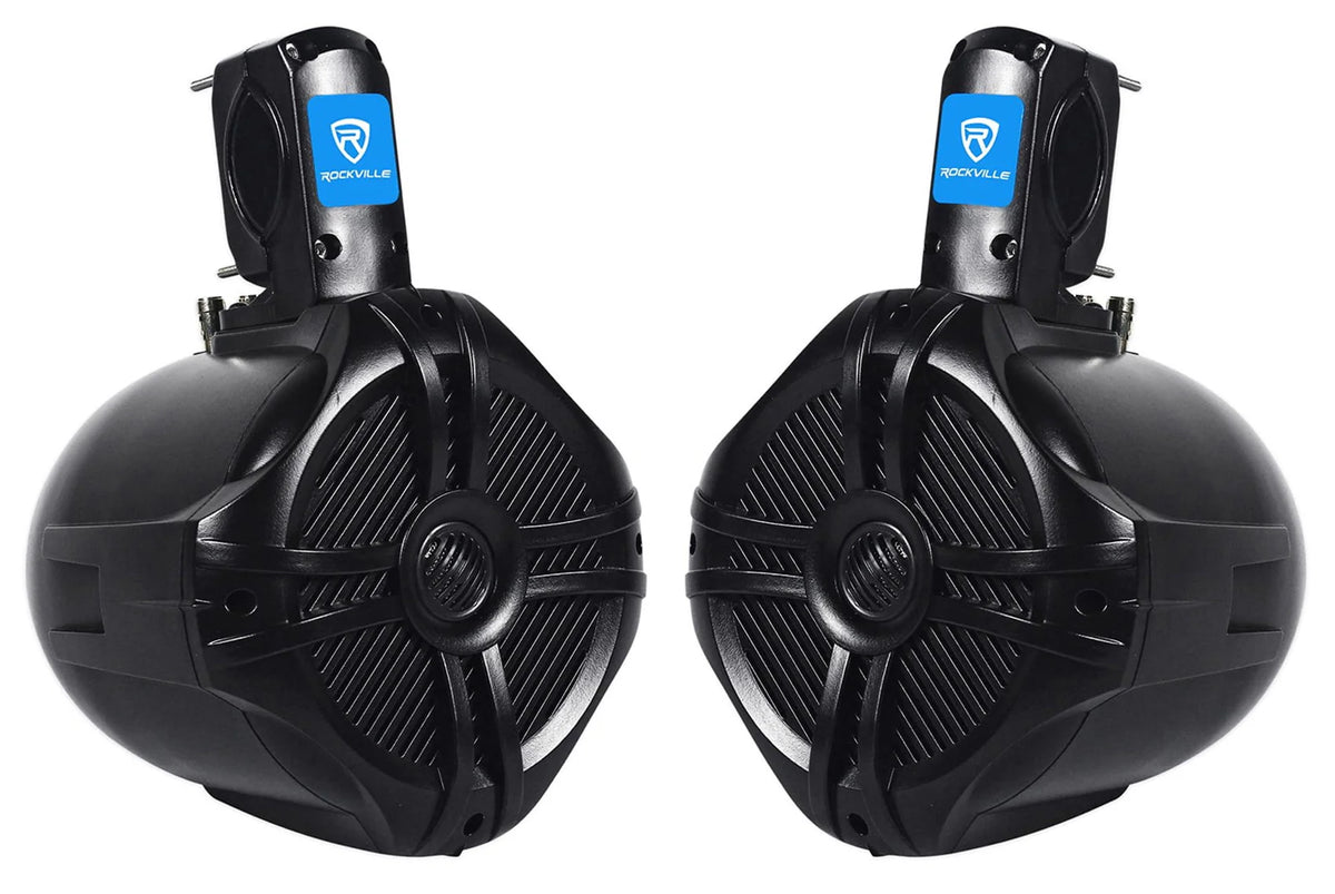 6.5 Black Marine Wakeboard Tower Speakers T7658