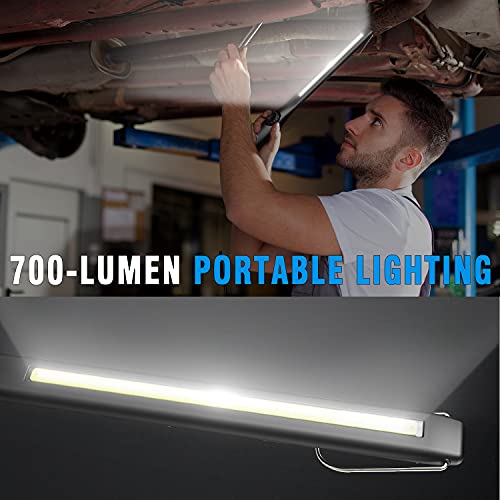 700 Lumens Foldable Rechargeable Magnetic COB LED Work Light W432640