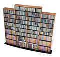 Quad Width Wall Storage Cabinet Black M469364
