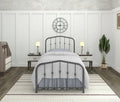 Twin Metal Bed Frame with Headboard and Footboard O98569