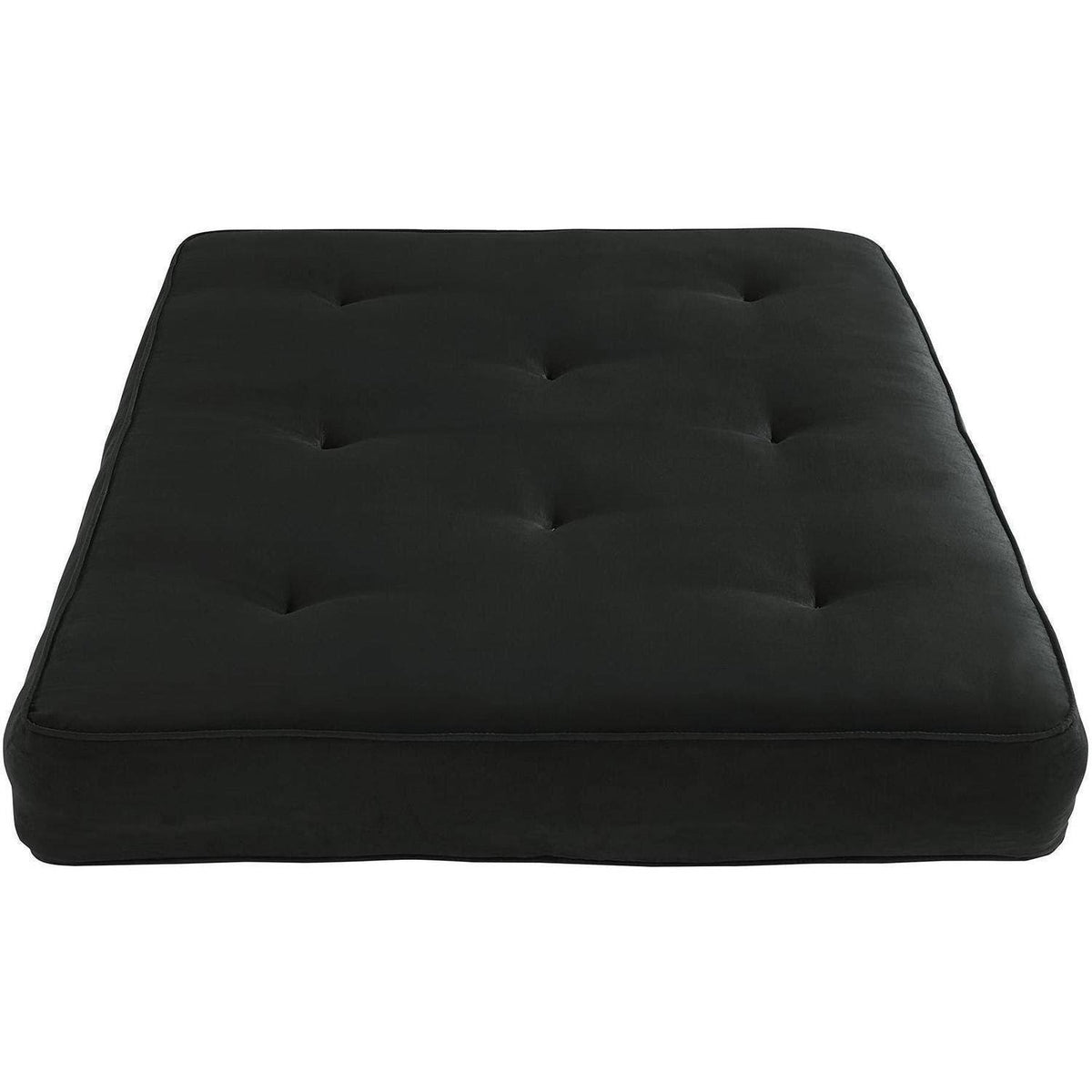 8-Inch Independently Encased Coil Futon Mattress Full Size Black M686013