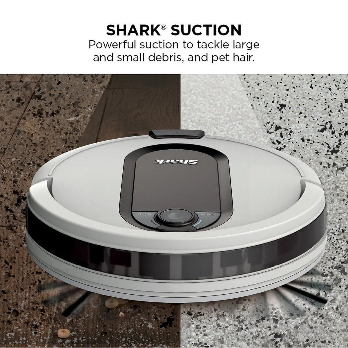White Robot Vacuum with Self-Empty Base O45774