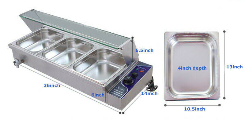 110V 3-Well Commercial Food Warmer N216
