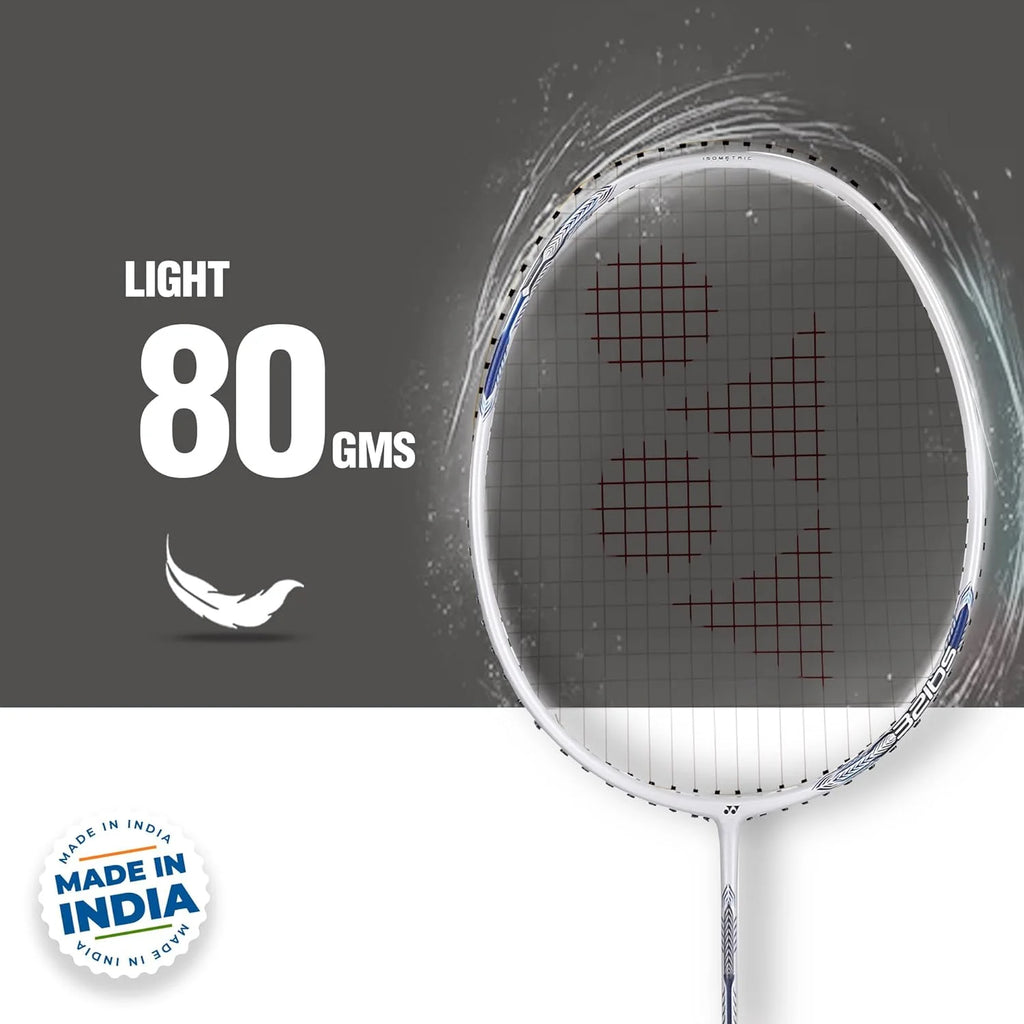 Pearl White Badminton Racquet 4U X785