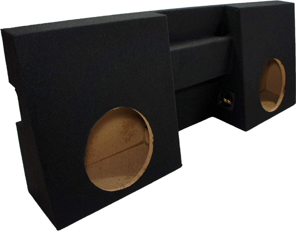 Compatible with 2005-UP Toyota Tacoma Double Cab Truck Dual 10 Sub Box Enclosure & Amp Z905980
