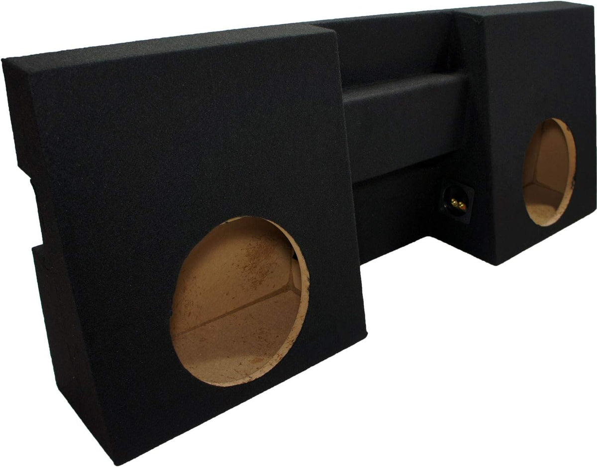 Compatible with 2005-UP Toyota Tacoma Double Cab Truck Dual 10 Sub Box Enclosure & Amp Z905980
