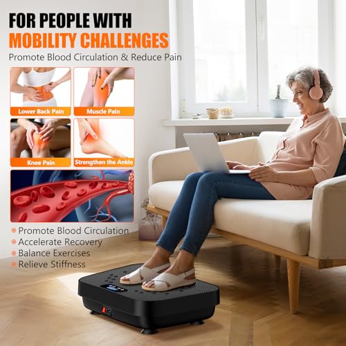 Vibration Plate Exercise Machine with 330 Lbs Capacity C20855