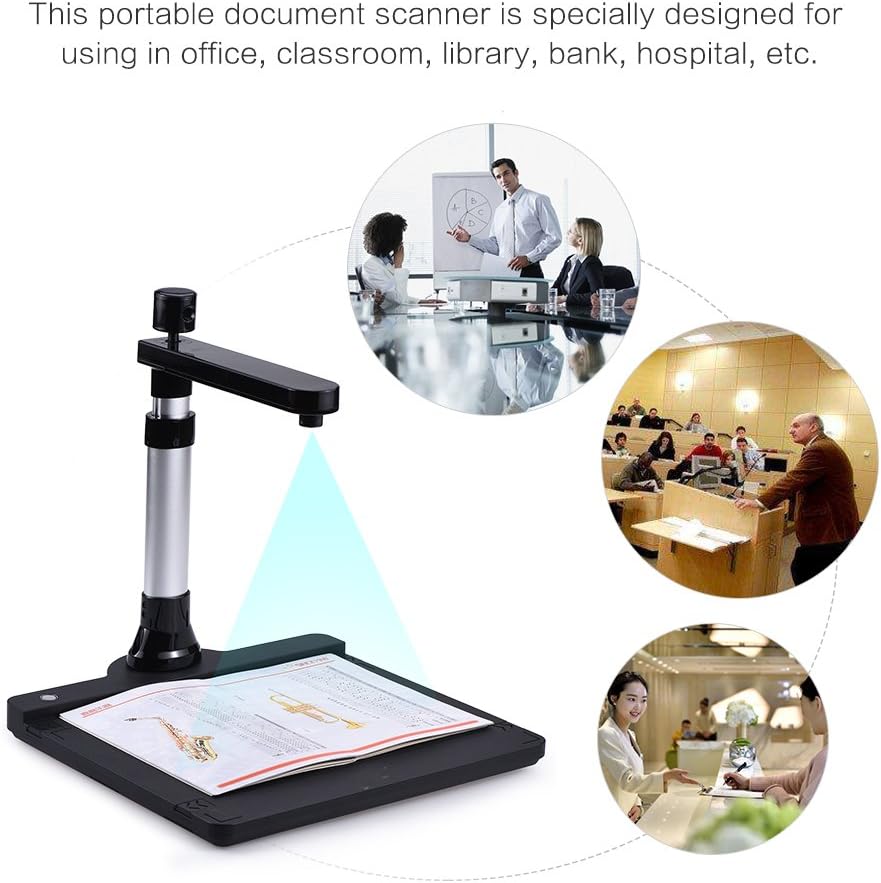 Book Scanner, Dual Lens, A3 Scanning Size V23316