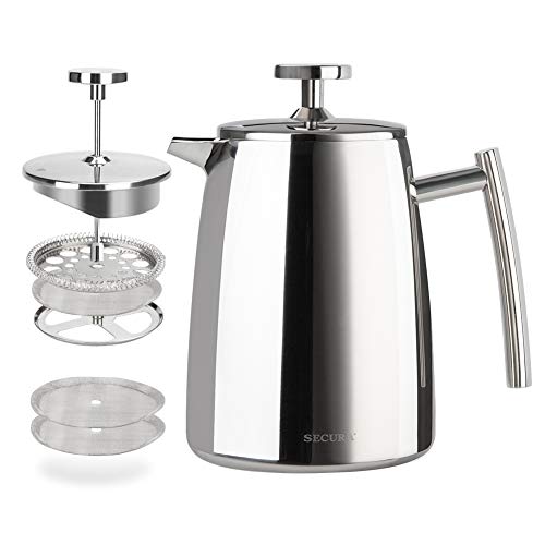 50-Ounce Stainless Steel French Press Coffee Maker S902411