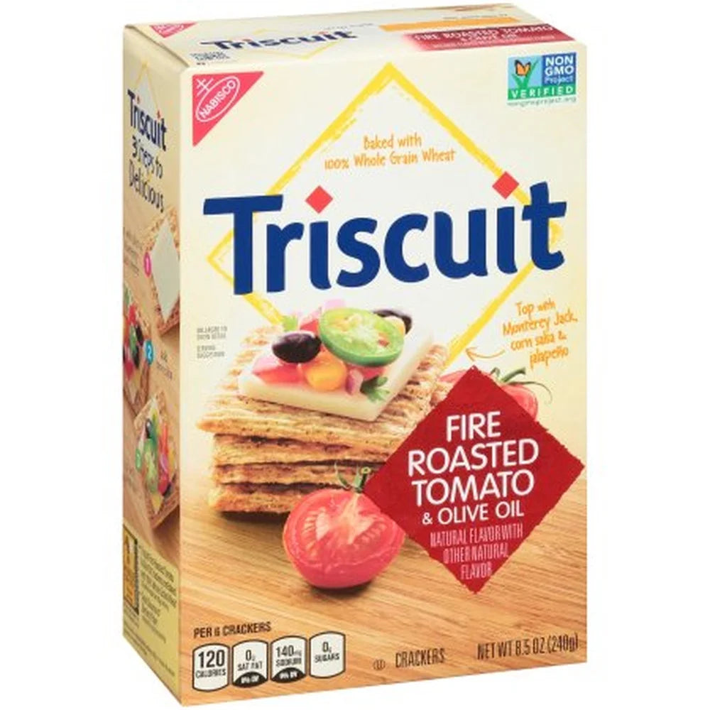 Fire Roasted Tomato & Olive Oil Crackers (Pack of 32) B485982