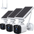 Solar Powered Wireless Security Camera System with 3 Cameras K631