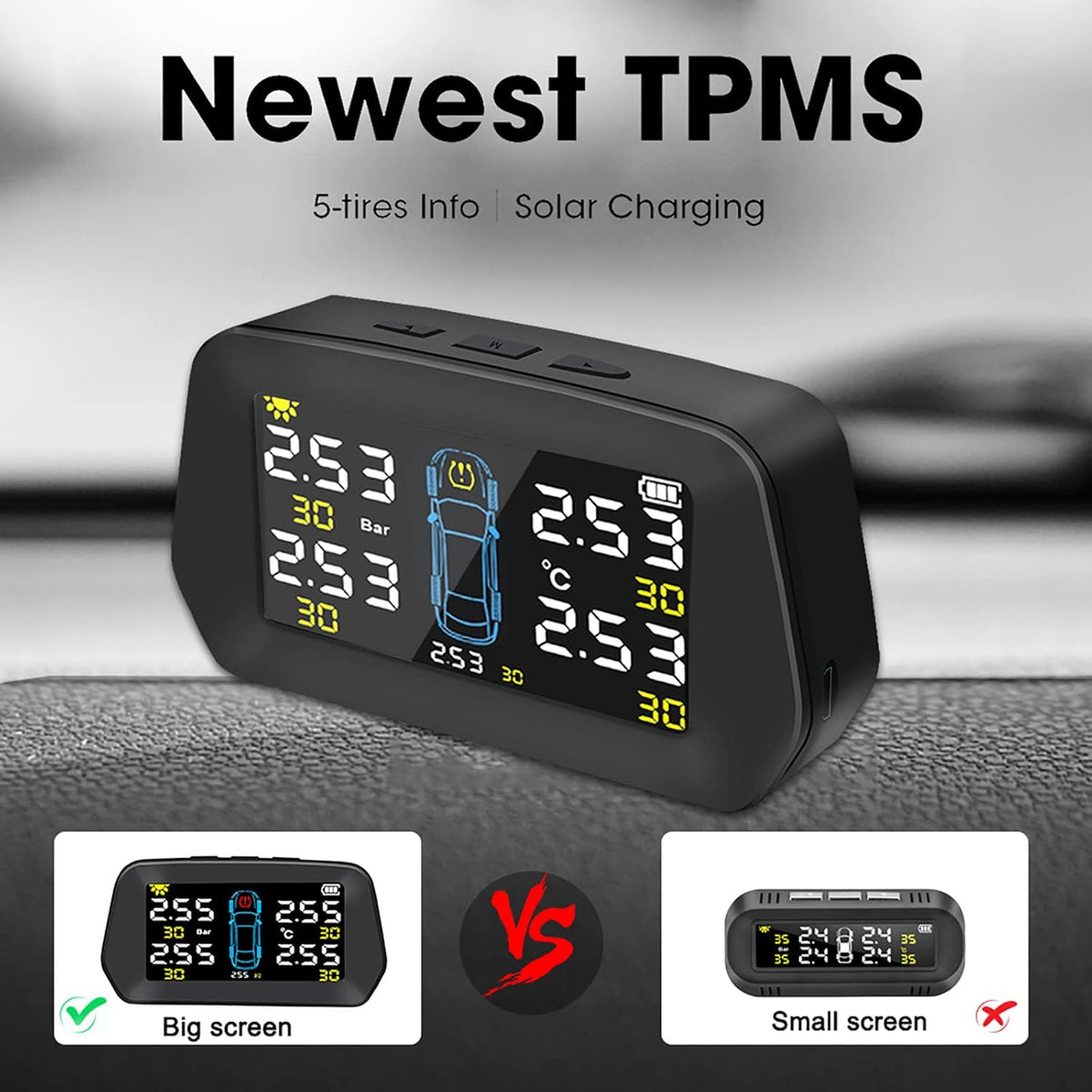 Solar Tire Pressure Monitoring System H211