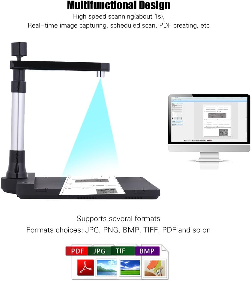 Book Scanner, Dual Lens, A3 Scanning Size V23316