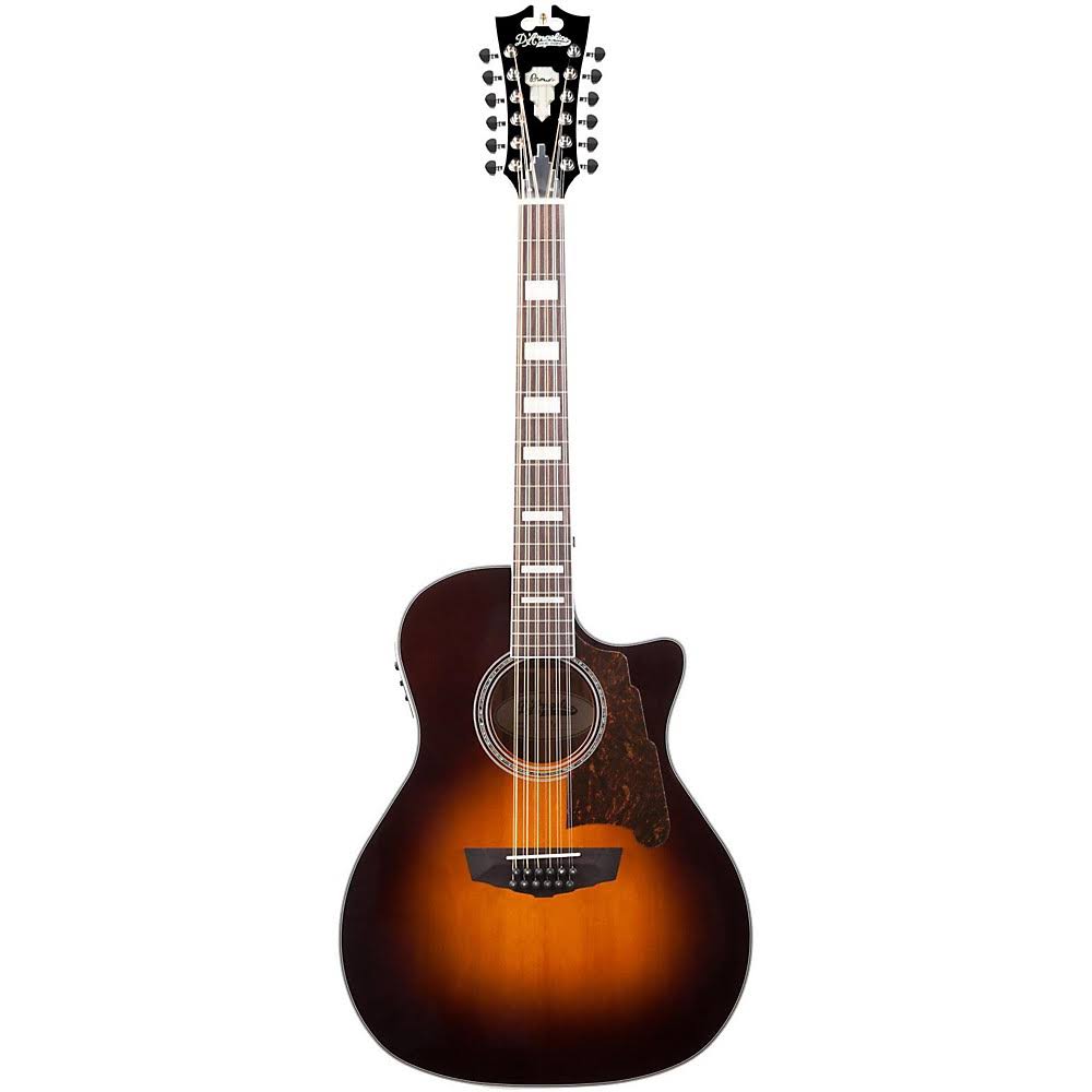 Sunburst 12-String Acoustic-Electric Guitar S40737