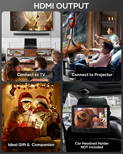 16.9" Portable Blu ray DVD Player with 14.1" 1080P HD Swivel Screen P86643