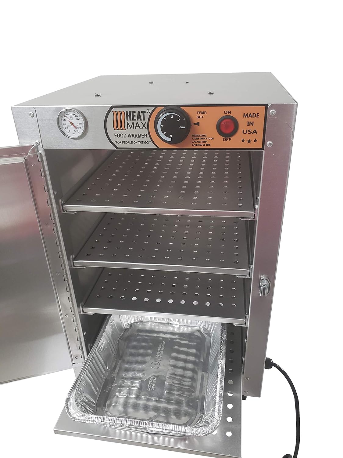 16x16x24 Small Hot Box Food Warmer with Interior Shelf J1751