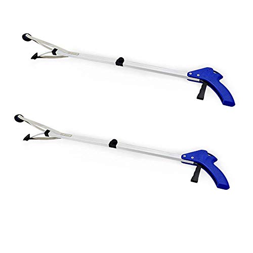 2 Pcs Foldable Long Arm Reacher Grabber T84138