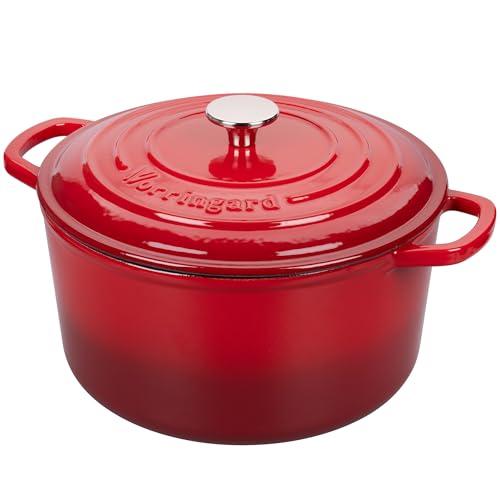 4.5 Quart White Enameled Cast Iron Dutch Oven O118