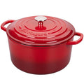 4.5 Quart White Enameled Cast Iron Dutch Oven O118