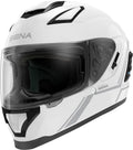 Gloss White Motorcycle Helmet X60748