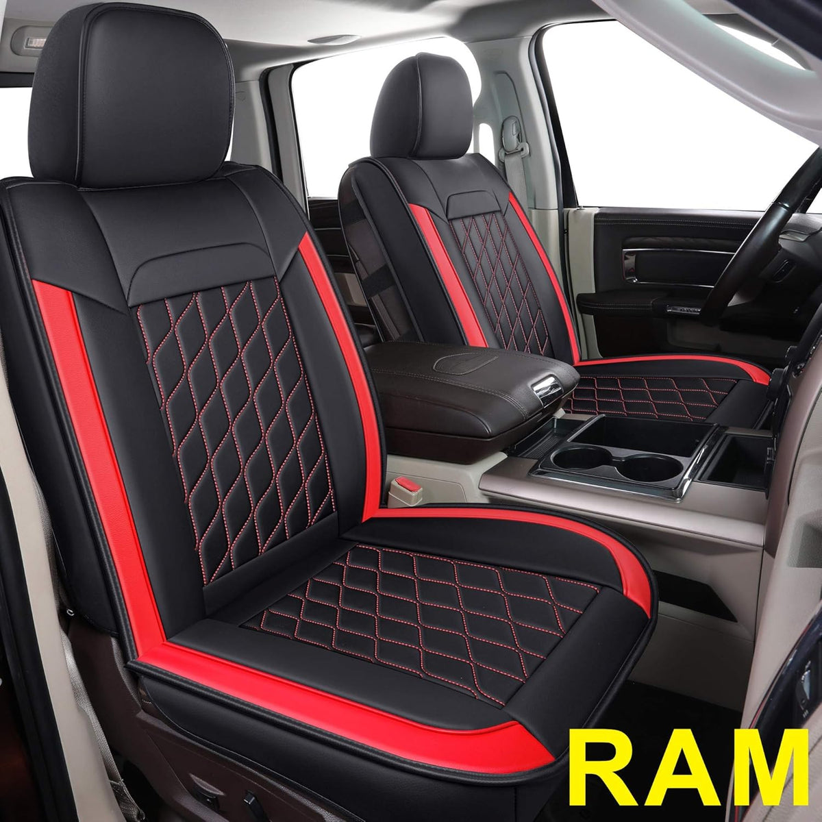 Faux Leather Seat Covers Full Set Q442185
