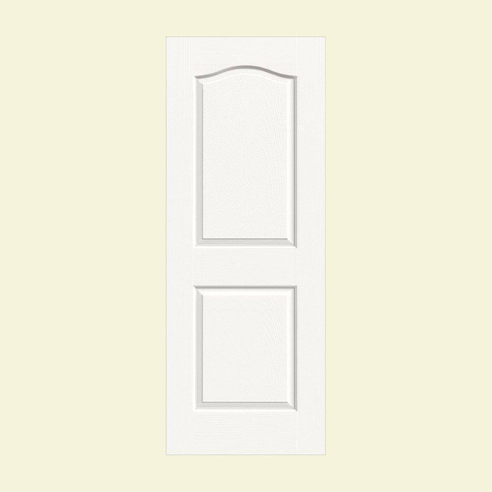 30 in. x 80 in. White Painted Composite MDF Interior Door Slab Z772