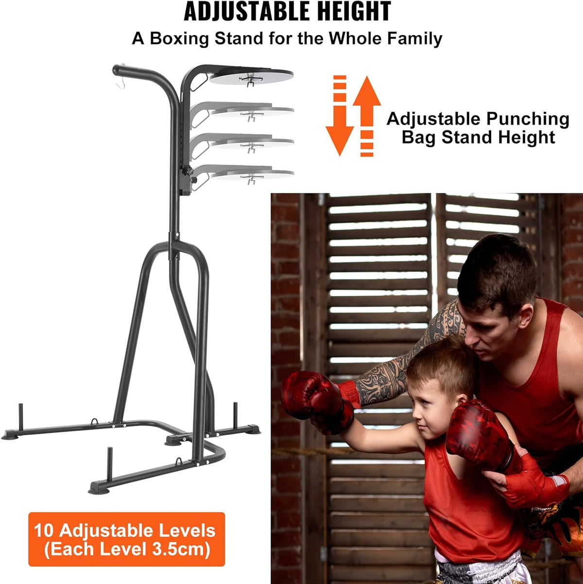 Steel Heavy Duty Freestanding Punching Bag Stand U29146