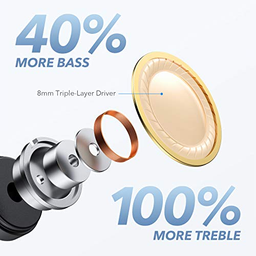 True Wireless Earbuds, 40H Playtime, IPX7 Waterproof, Bluetooth I16142