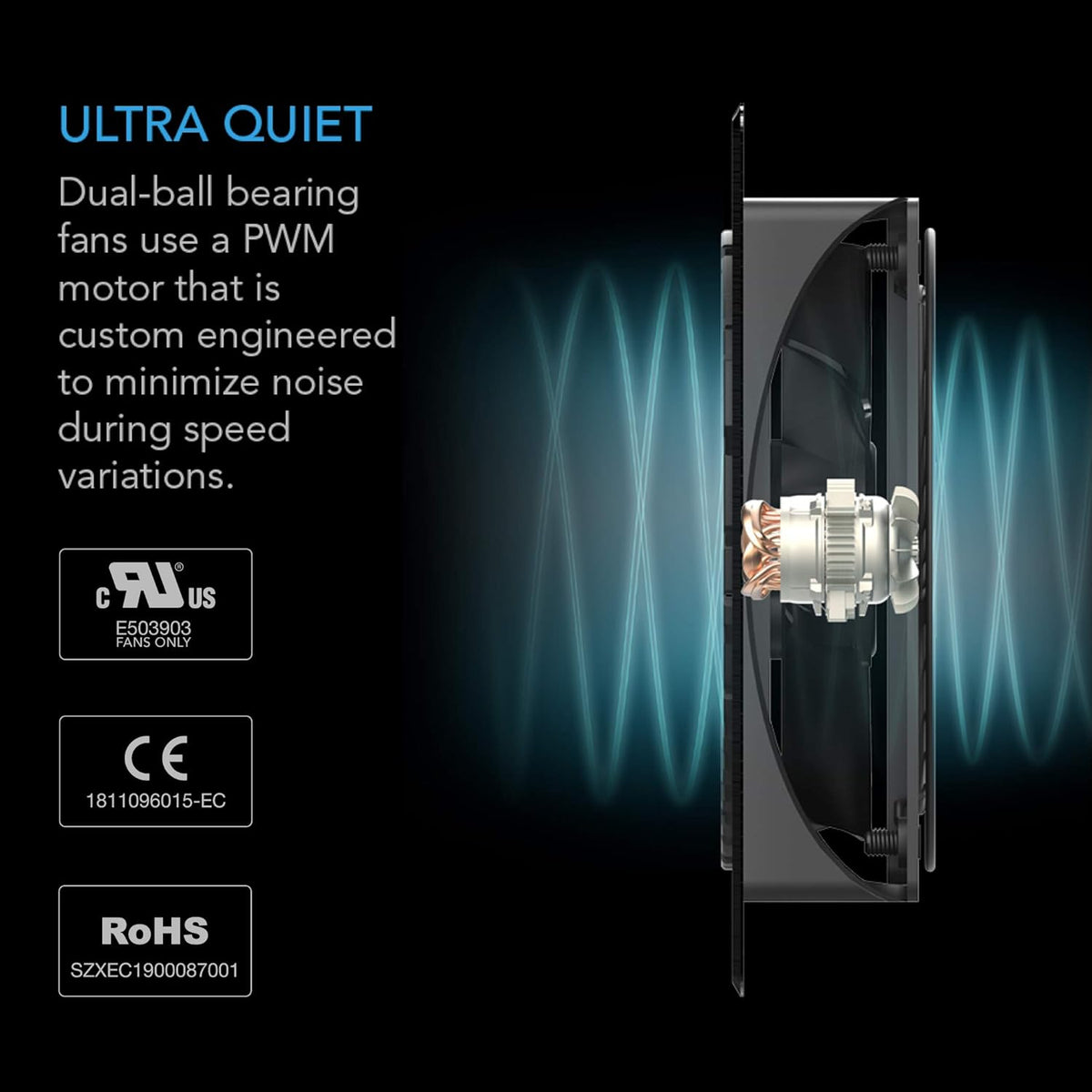 Quiet Cooling Fan System 18 with Speed Control S2987