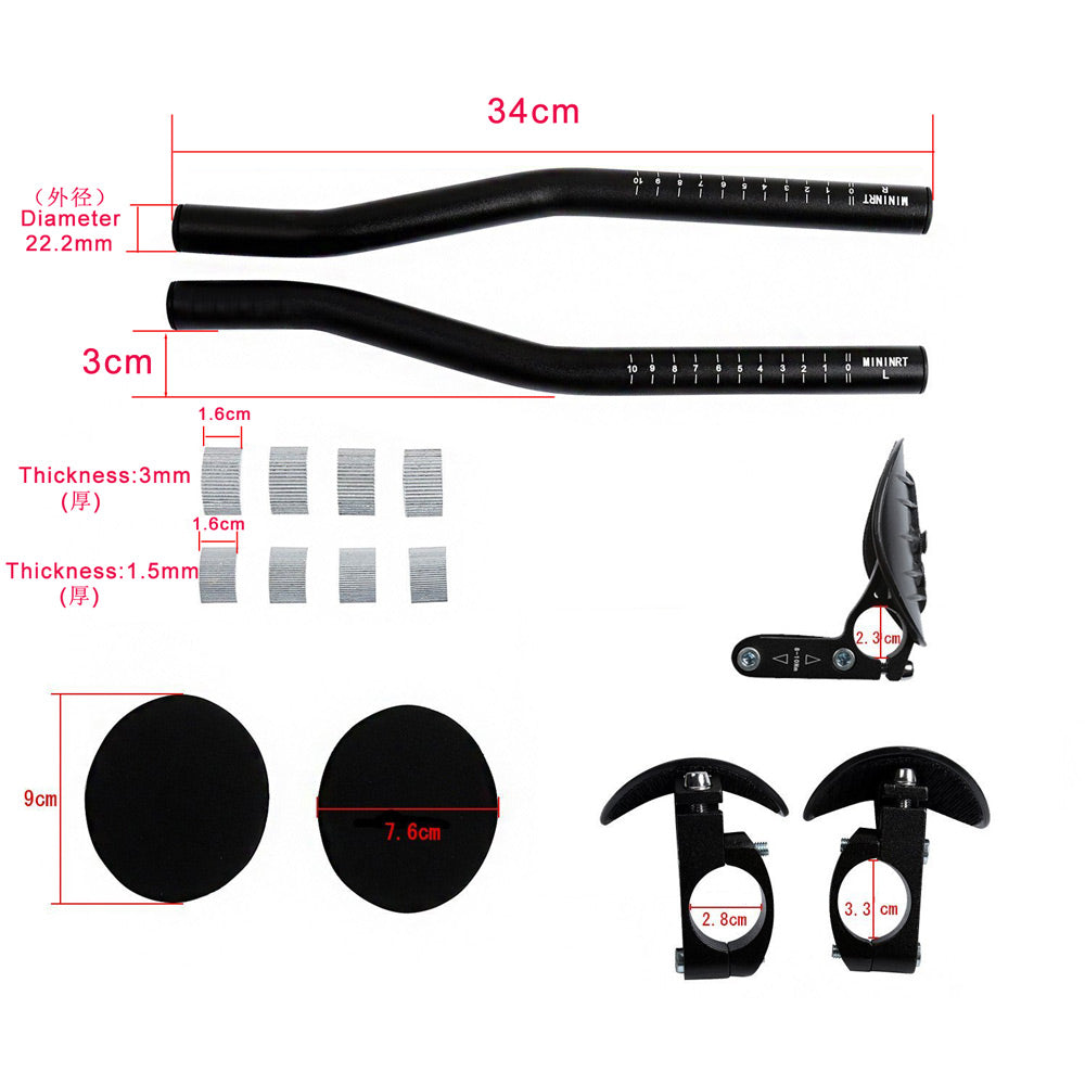 31.8mm Clamps Aero Bar for Road Mountain Bike F96581