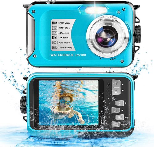 1080P Full HD 30MP 16X Zoom Waterproof Digital Camera N7234