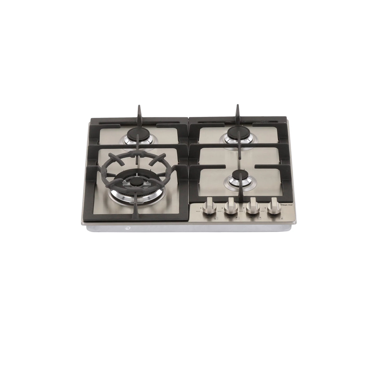 24 Inch Gas Cooktop with 4 Burners, Stainless Steel Y2766