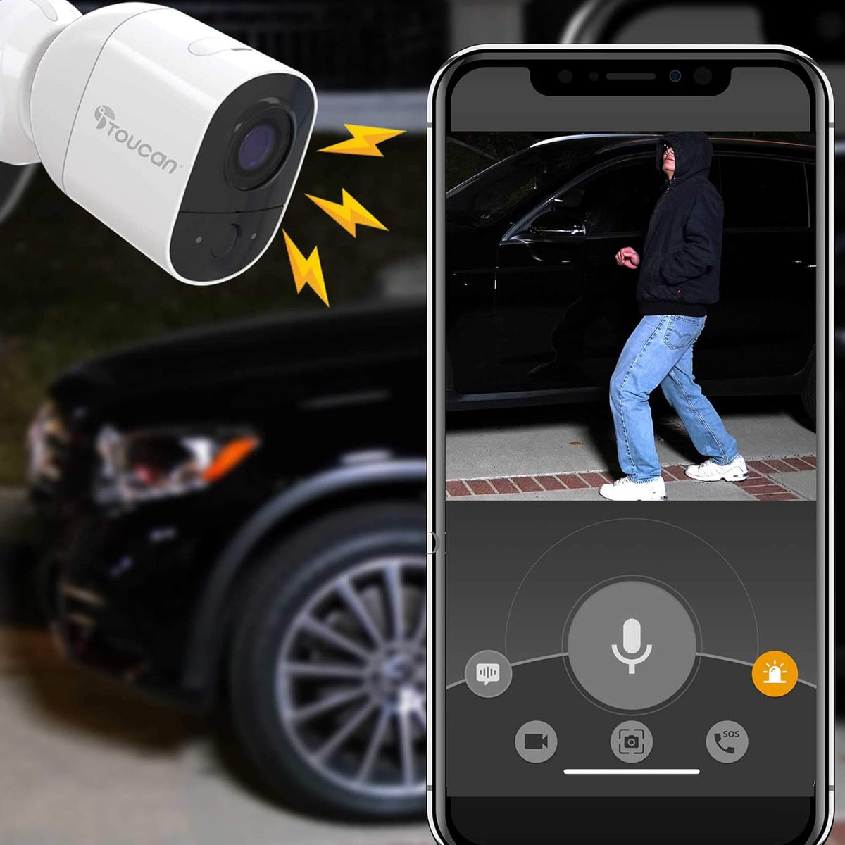 Wireless Indoor/Outdoor Battery Powered Security Camera L595222